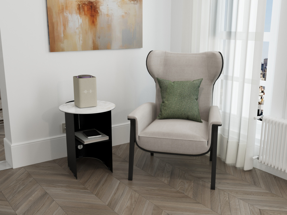 Журнальные столики, Придиванный стол Sline Тоби керамогранит