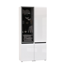 Сидней Шкаф-пенал с дверками и шкаф-витрина 13.201