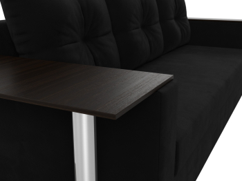 Диван прямой Атланта со столом слева, микровельвет