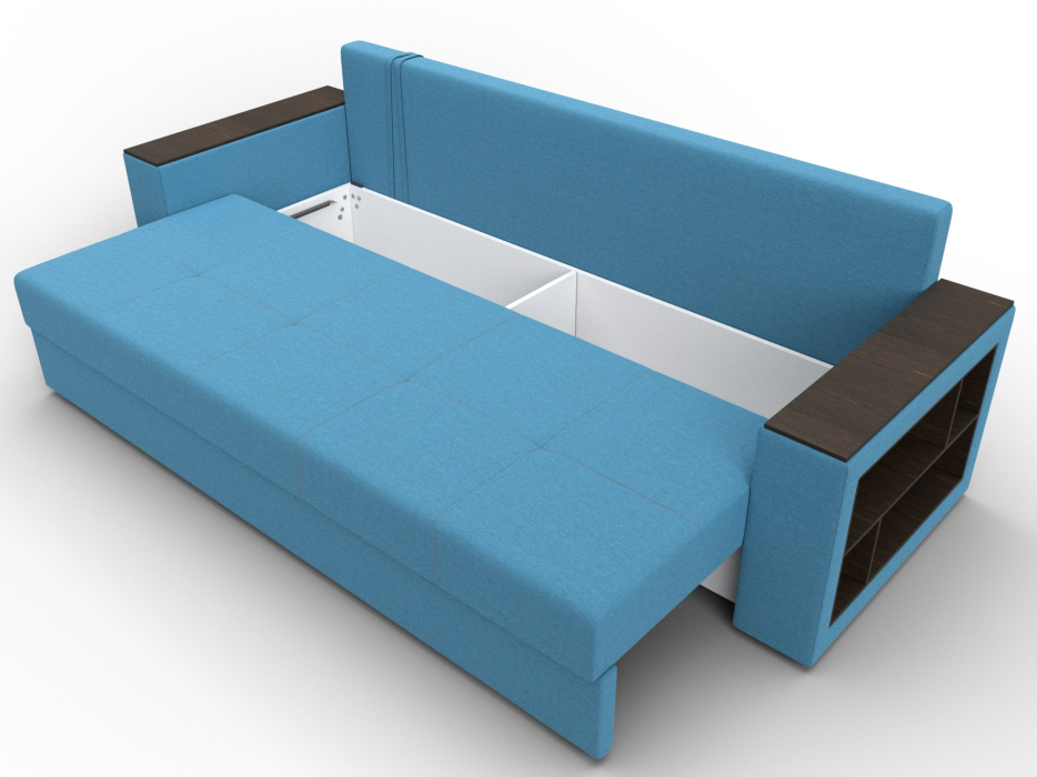 Диваны кровати со спальным местом, Диван прямой Дубай Лайт, рогожка Амур