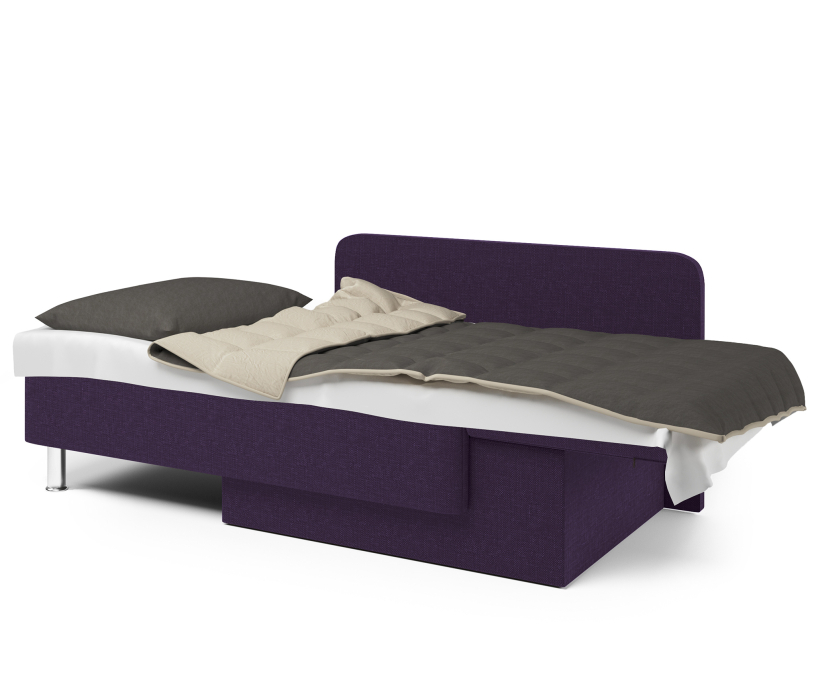 Диваны прямые кухонные, Кушетка Леон правый, рогожка