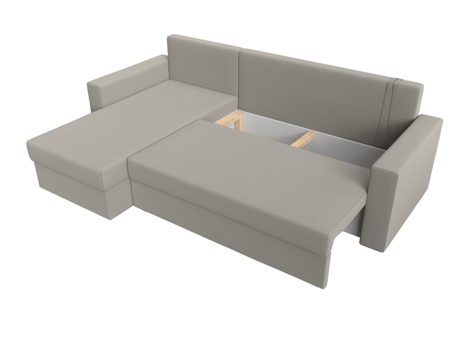 Диваны угловые в гостиную, Угловой диван Траумберг Лайт левый угол, рогожка