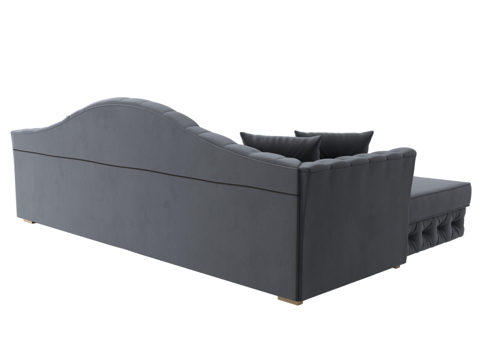 Диваны угловые в гостиную, Диван угловой Артис левый угол, велюр