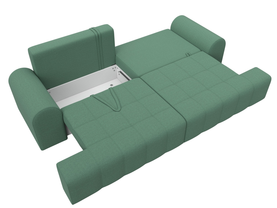 Диваны еврокнижки, Диван прямой Лига-080, рогожка Амур