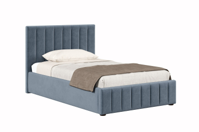 Кровать Верона 1200 с подъёмным механизмом, велюр