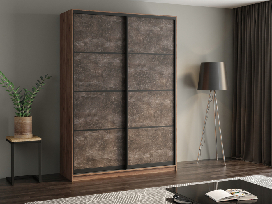 Шкафы-купе, Шкаф купе 2-х дверный АЙСБЕРГ ЛОФТ 170 