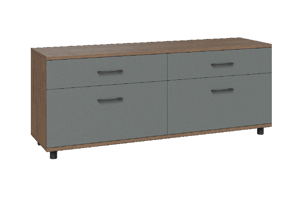 ТВ-тумбы, Модульная система Грейс Тумба ТБ-5029  Гикори Джексон Темный