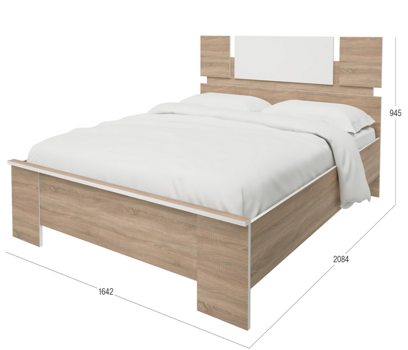 Кровати 160х200, Кровать Оливия 109.08