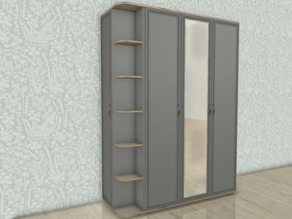 Шкафы одностворчатые, Модульная система Карина Шкаф ШК-1025