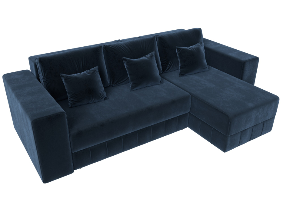 Диваны угловые в гостиную, Диван угловой Лига-076 угол универсальный, велюр TOWER