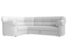 Диваны угловые в гостиную, Диван угловой Карнелла левый угол, экокожа