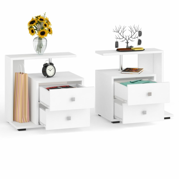 Прикроватные тумбы, Комплект прикроватных тумб Камелия