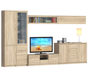 Гостиная Веста Дуб Сонома L-3800