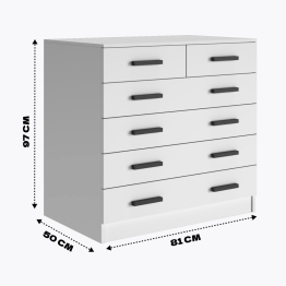 Комод Бостон  4+2 ящика