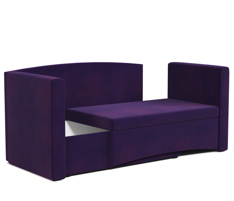 Диваны прямые кухонные, Кушетка Чарли велюр