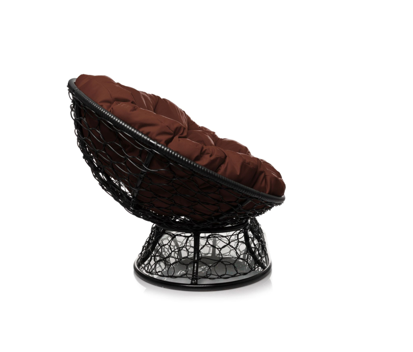 Диваны, Диван МАМАСАН с ротангом чёрный