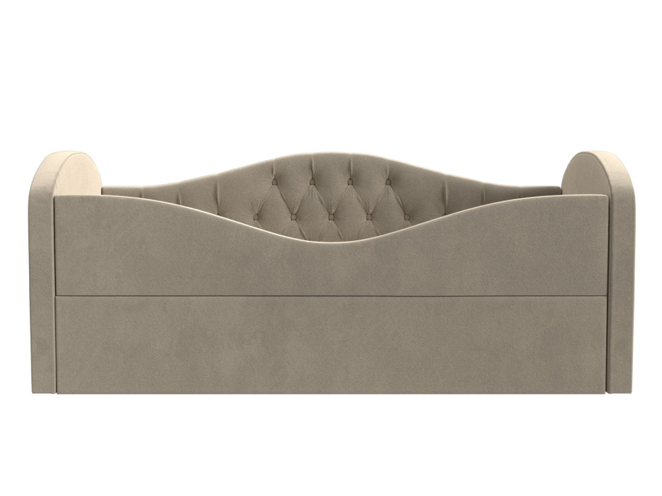 Кровати одноярусные, Детская кровать Сказка Люкс, микровельвет