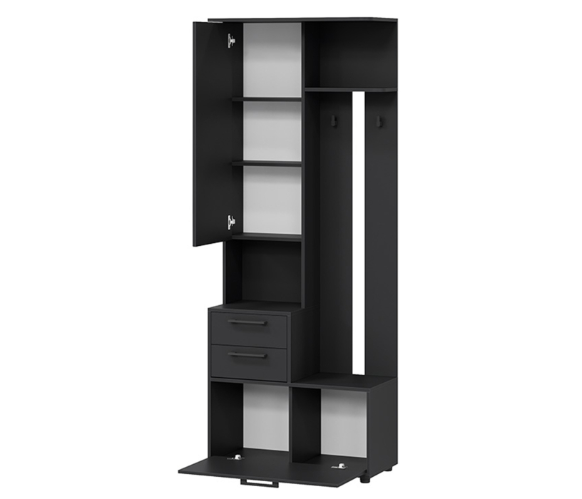 С зеркалом, Витра шкаф-секция комбинированная тип 1