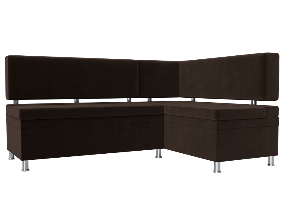 Кухонные уголки, Кухонный уголок Стайл правый угол, микровельвет