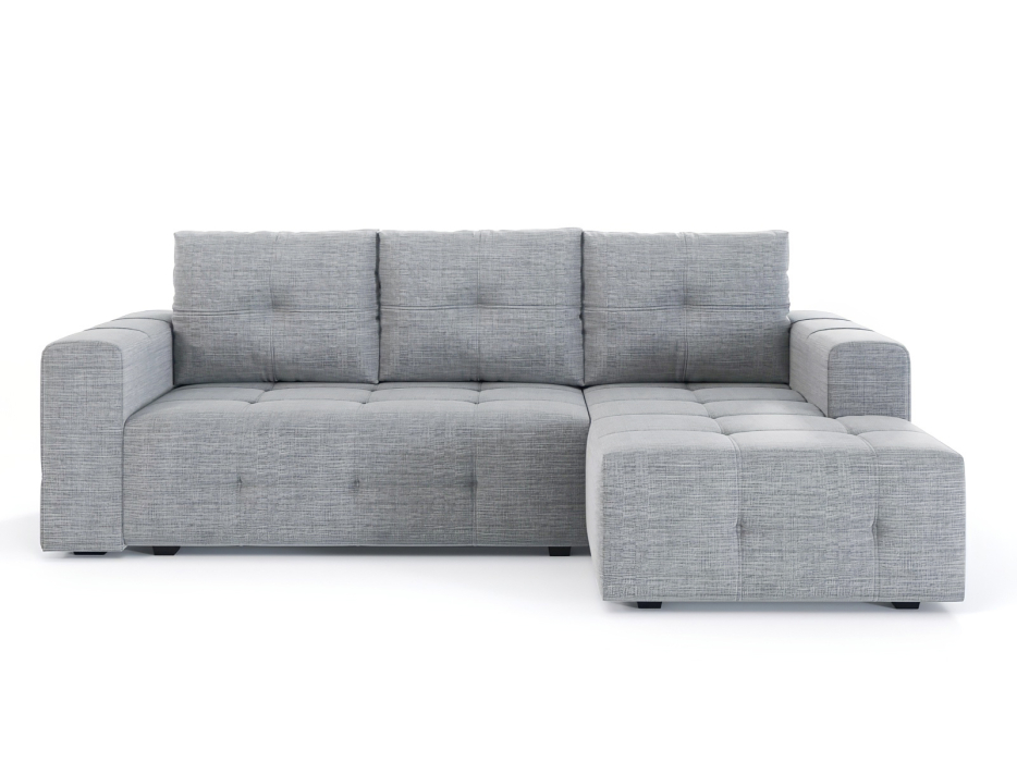 Диваны угловые в гостиную, Диван-кровать угловой Прадо, еврокнижка, рогожка Люкс