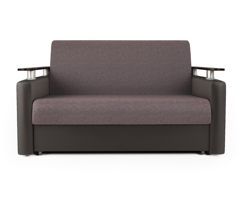 Диваны, Диван-кровать Шарм 140, рогожка/экокожа