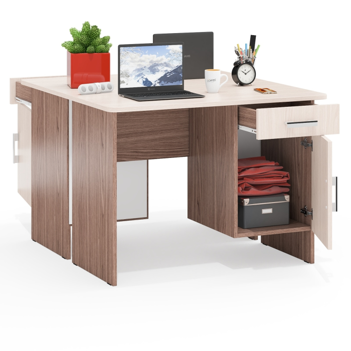 Прямые, Два письменных стола МД 1-09