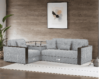 Диван угловой Прага НПБ Рогожка