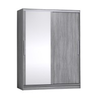 Шкафы-купе 2-х дверные, Шкаф-купе 2-дв  Strike 1600 зеркало/лдсп  (в2105*ш1600*г595)