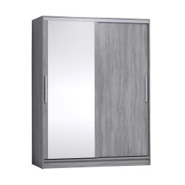 Шкаф-купе 2-дв  Strike 1600 зеркало/лдсп  (в2105*ш1600*г595)