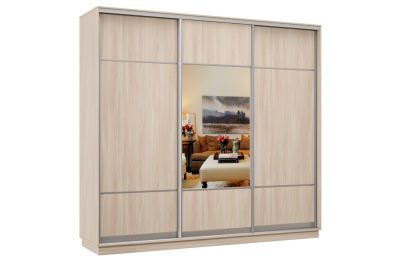 Шкаф-купе Премьер Лайт 62 (08;05;08) трехдверный