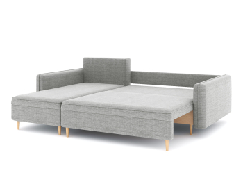 Диван-кровать угловой Рон еврокнижка-пантограф, рогожка Люкс