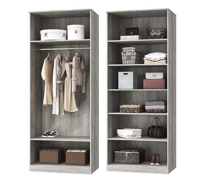 Шкафы двухстворчатые, Шкаф для одежды Лагуна