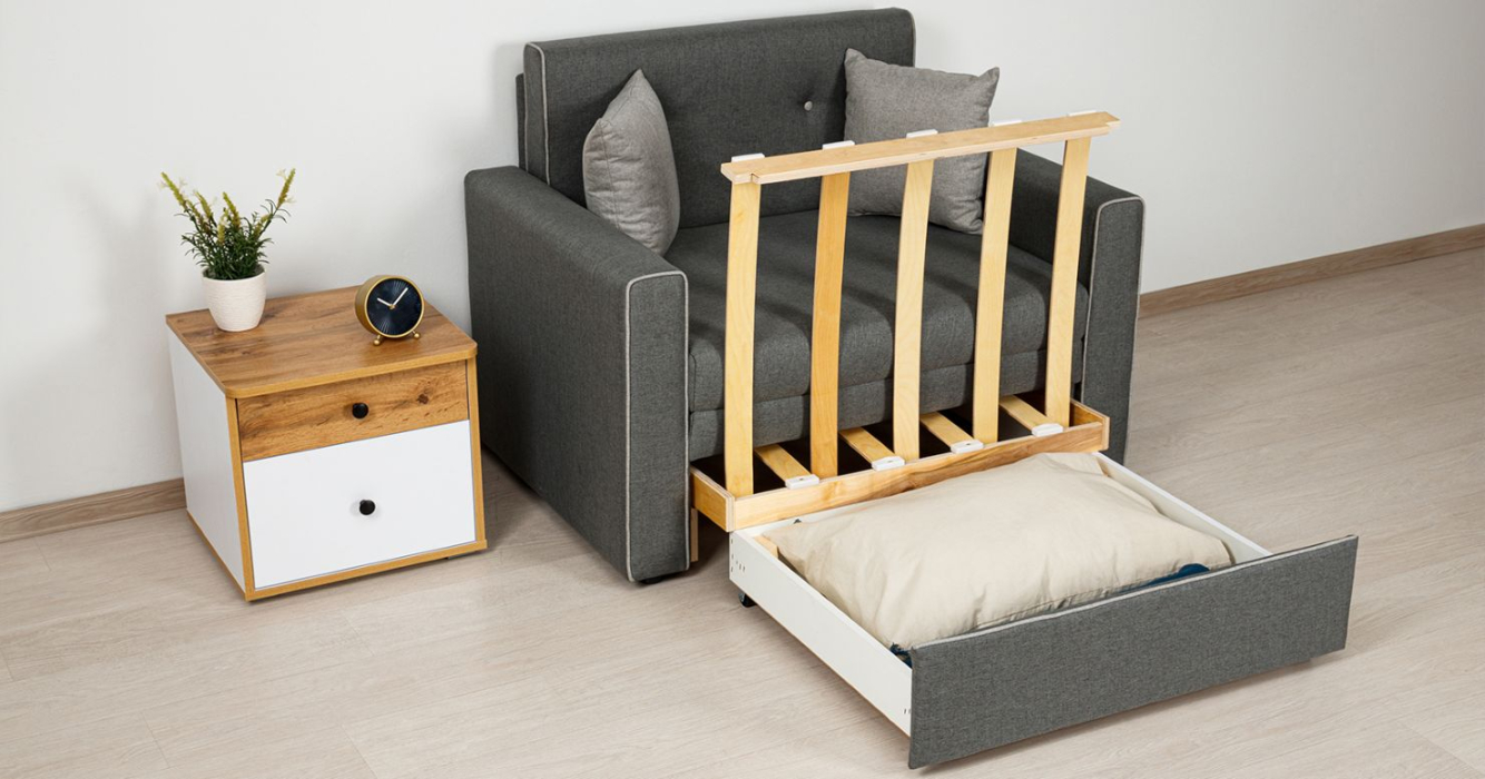 Диваны с ящиком для белья, Диван-кровать Найс (85)