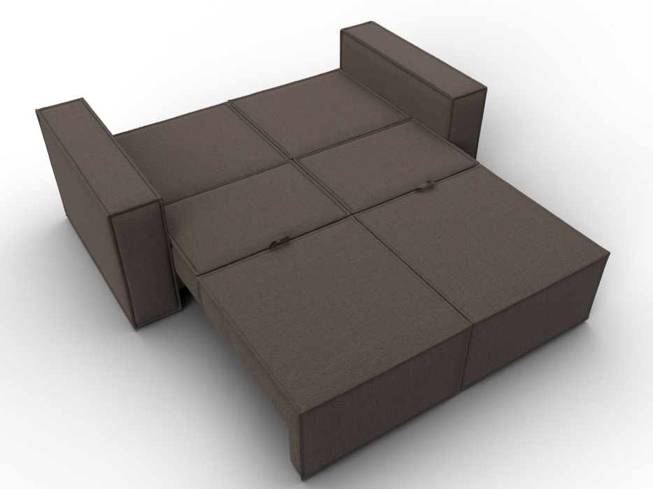 Диваны кровати со спальным местом, Диван прямой Куба мини, рогожка Амур