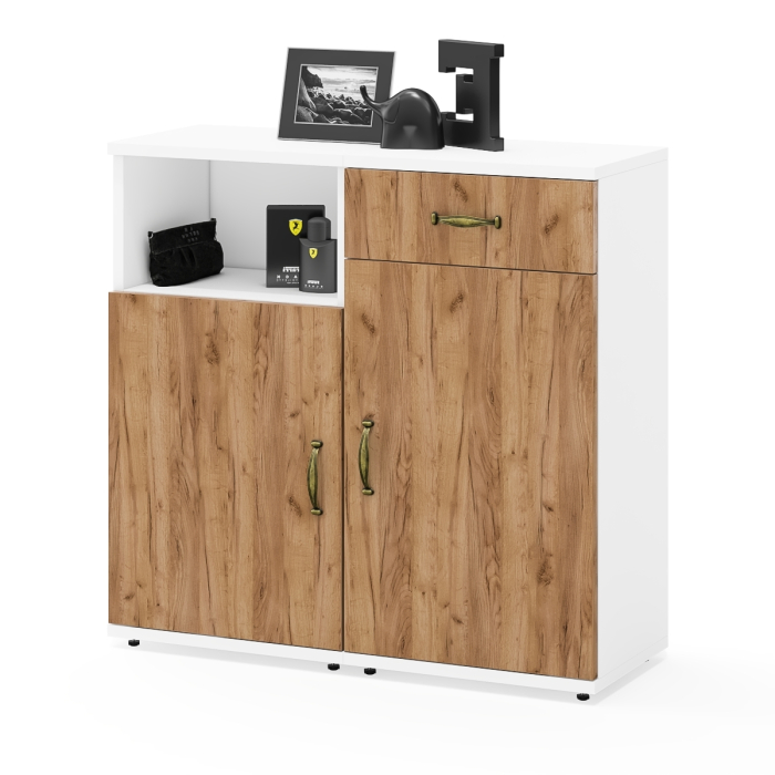 Комоды, Тумба с дверкой и тумба с ящиком и дверкой Лидер-8.