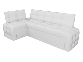 Кухонный угловой диван Люксор левый угол, экокожа