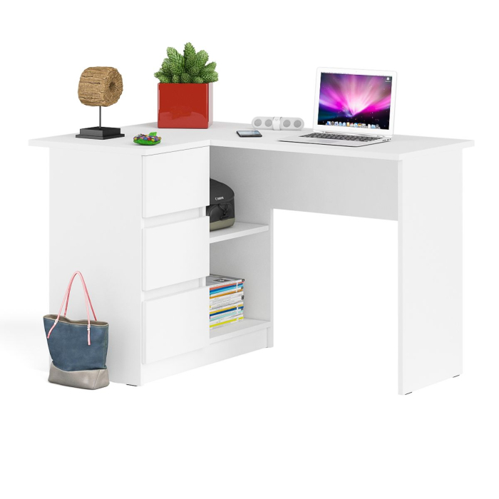 Детские столы, Угловой компьютерный стол Мори МС-16 левый