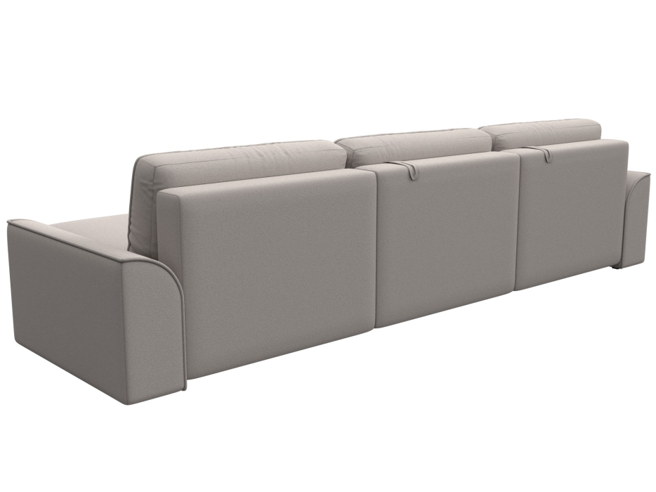 Диваны угловые в гостиную, Диван угловой Лига-048 НПБ лонг, замша JOLY