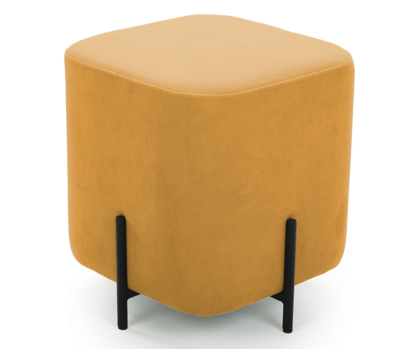 Пуфы дизайнерские, ПУФ ГУФФИ квадрат, велюр