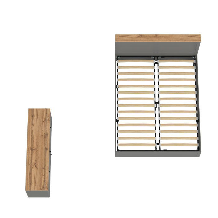 Спальные гарнитуры, Тумба под ТВ Остин и двуспальная кровать Остин 11.53