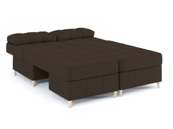 Диван-кровать угловой Оливер Люкс 2 еврокнижка-трансформер, велюр