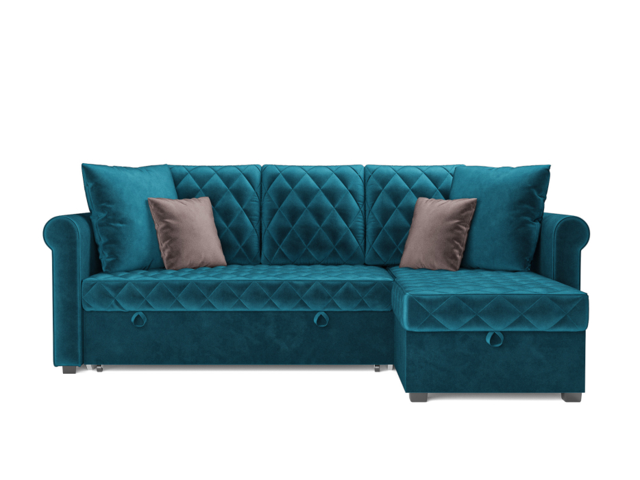 Диваны угловые в гостиную, Диван угловой Берлин (Бархат)