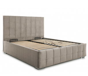 Кровать Пассаж 2 (160х200) с ПМ, Велюр