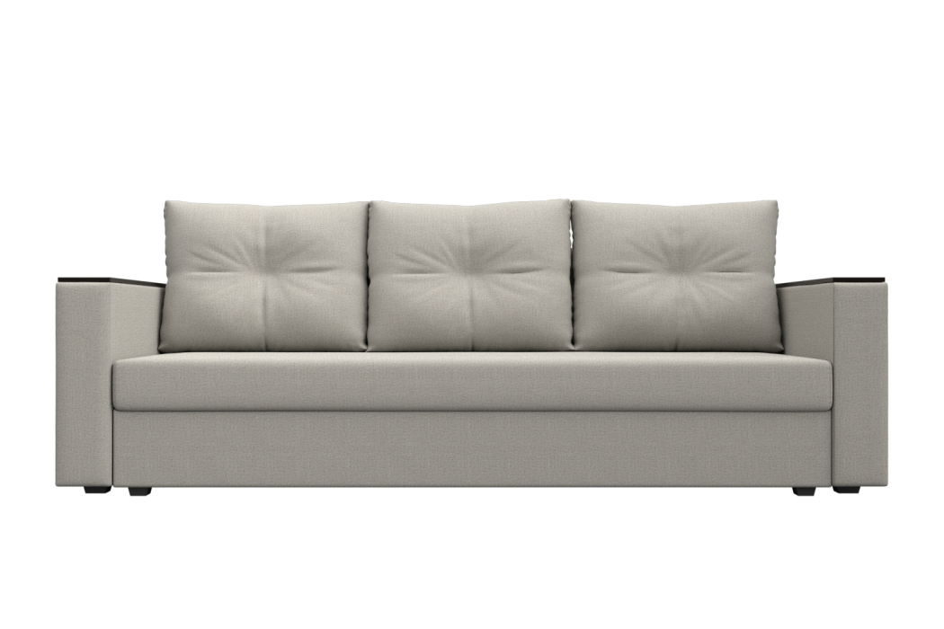 Диваны еврокнижки, Диван прямой Атланта без стола, рогожка Амур