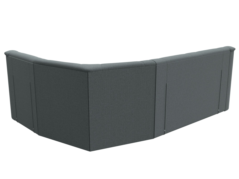 Диваны угловые в гостиную, Диван угловой Карелия правый угол, рогожка Амур