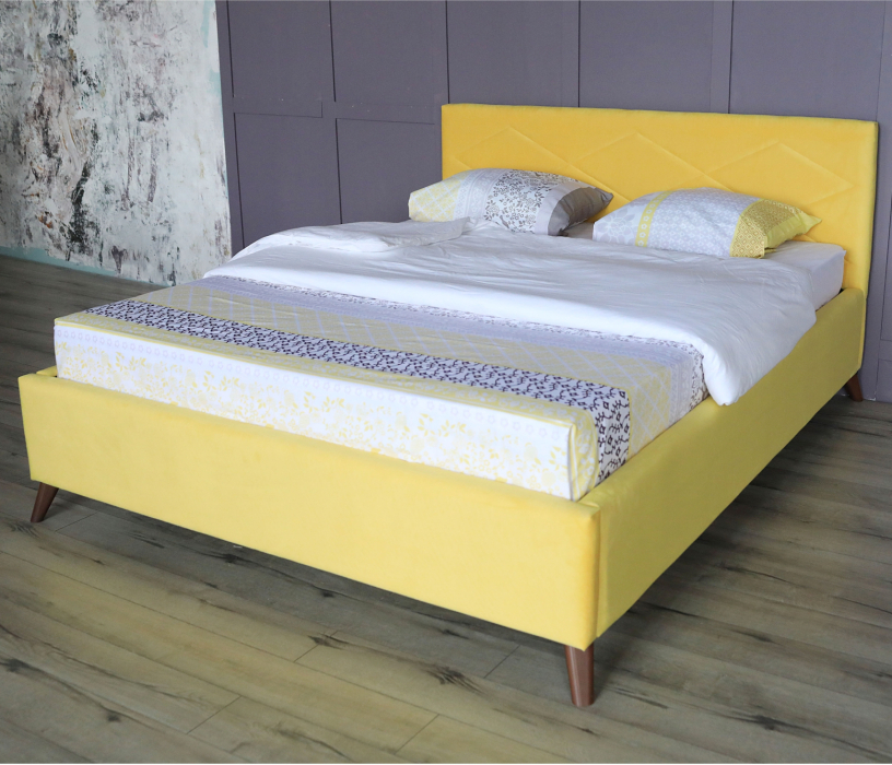 Мягкая кровать, Комплект для сна Monika 1600 c ортопедическим основанием