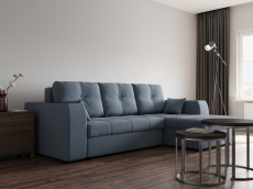 Диваны угловые в гостиную, Угловой диван Сенатор-3 ППУ, велюр