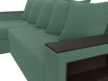 Диван угловой Дубай Лайт левый угол, рогожка Амур