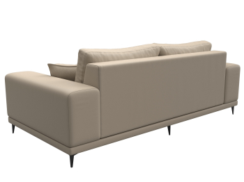 Прямой диван Льюес, экокожа