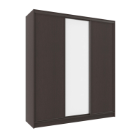 Шкафы-купе, Шкаф-купе 3-дв  Домашний 2000 зеркало/лдсп  (в2295*ш2000*г595)